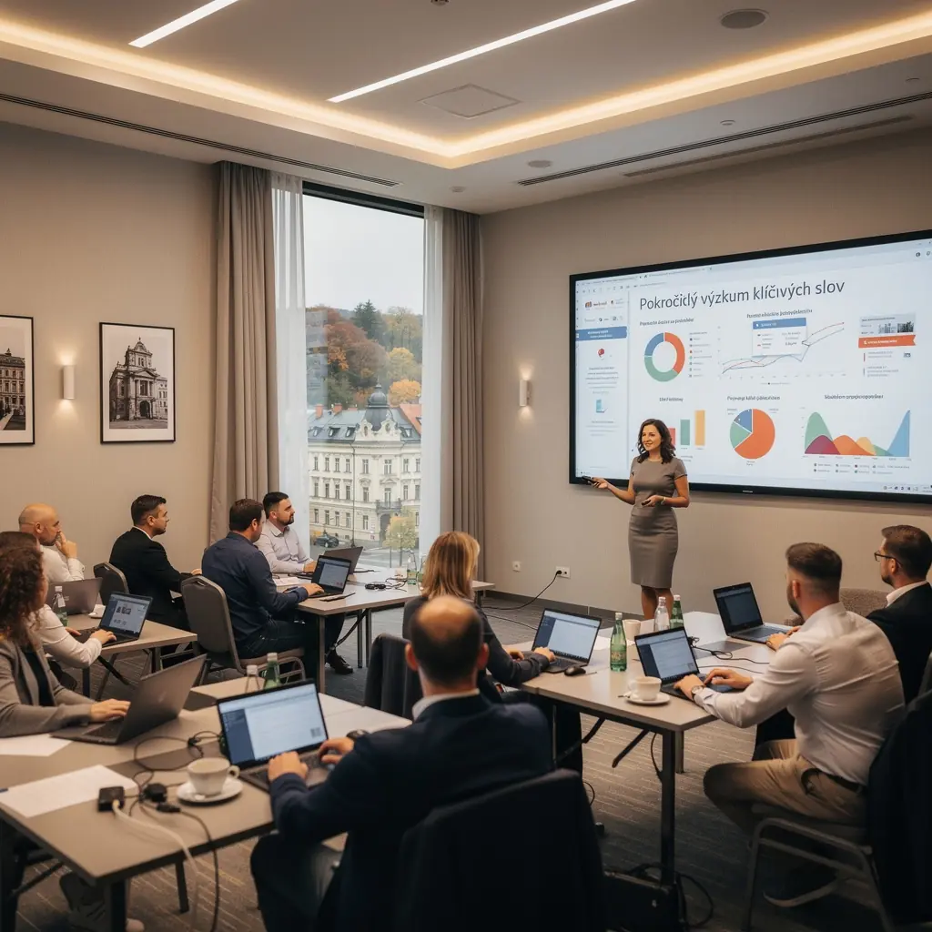 Obrázek klíčových slov se zvýrazněnými trendy.